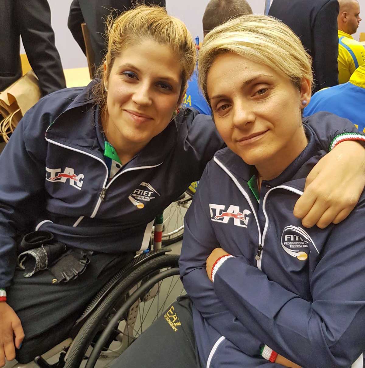 Giada Rossi e Michela Brunelli Europei 2017