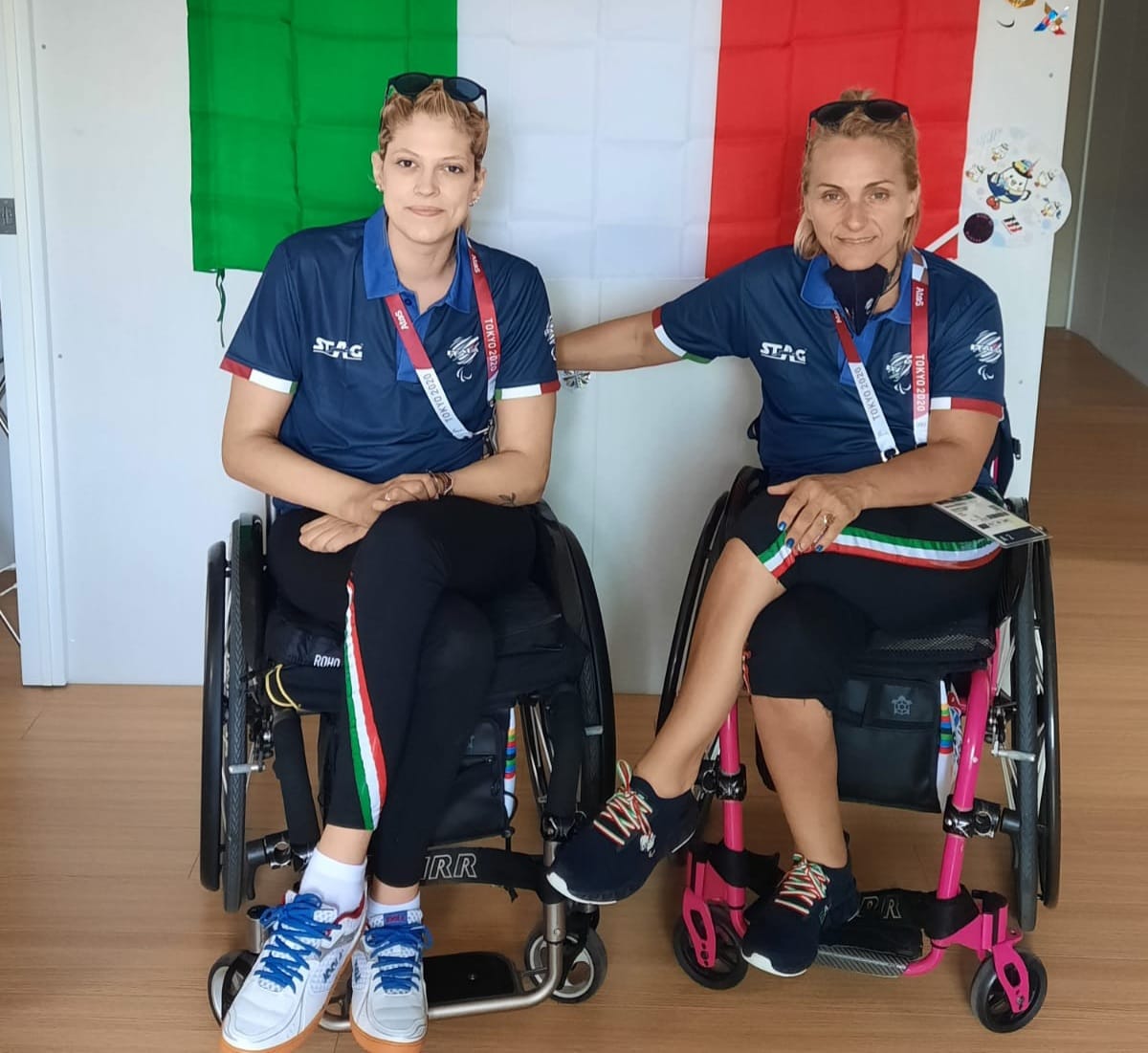 Giada Rossi e Michela Brunelli al Tokyo Metropolitan Gymnasium