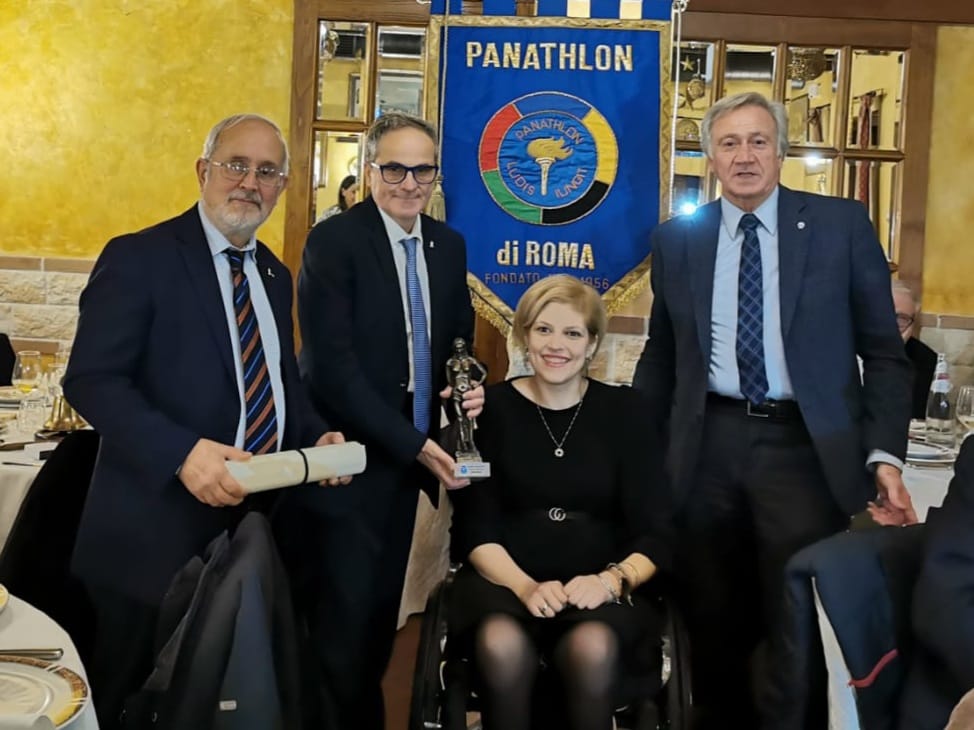 Giada Rossi riceve il Premio Donna Sport