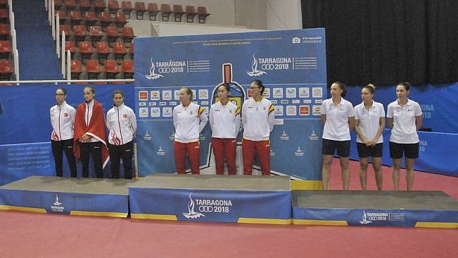 Giochi del Mediterraneo 2018 podio femminile a squadre