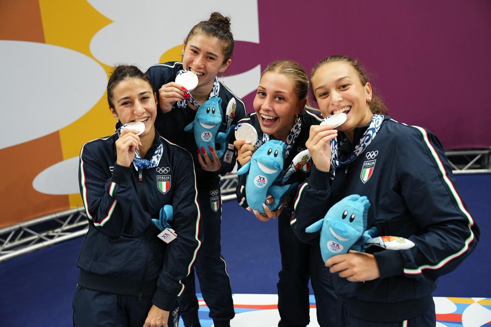 Giochi del Mediterraneo di Taranto 2026 Italia femminile medaglia dargento