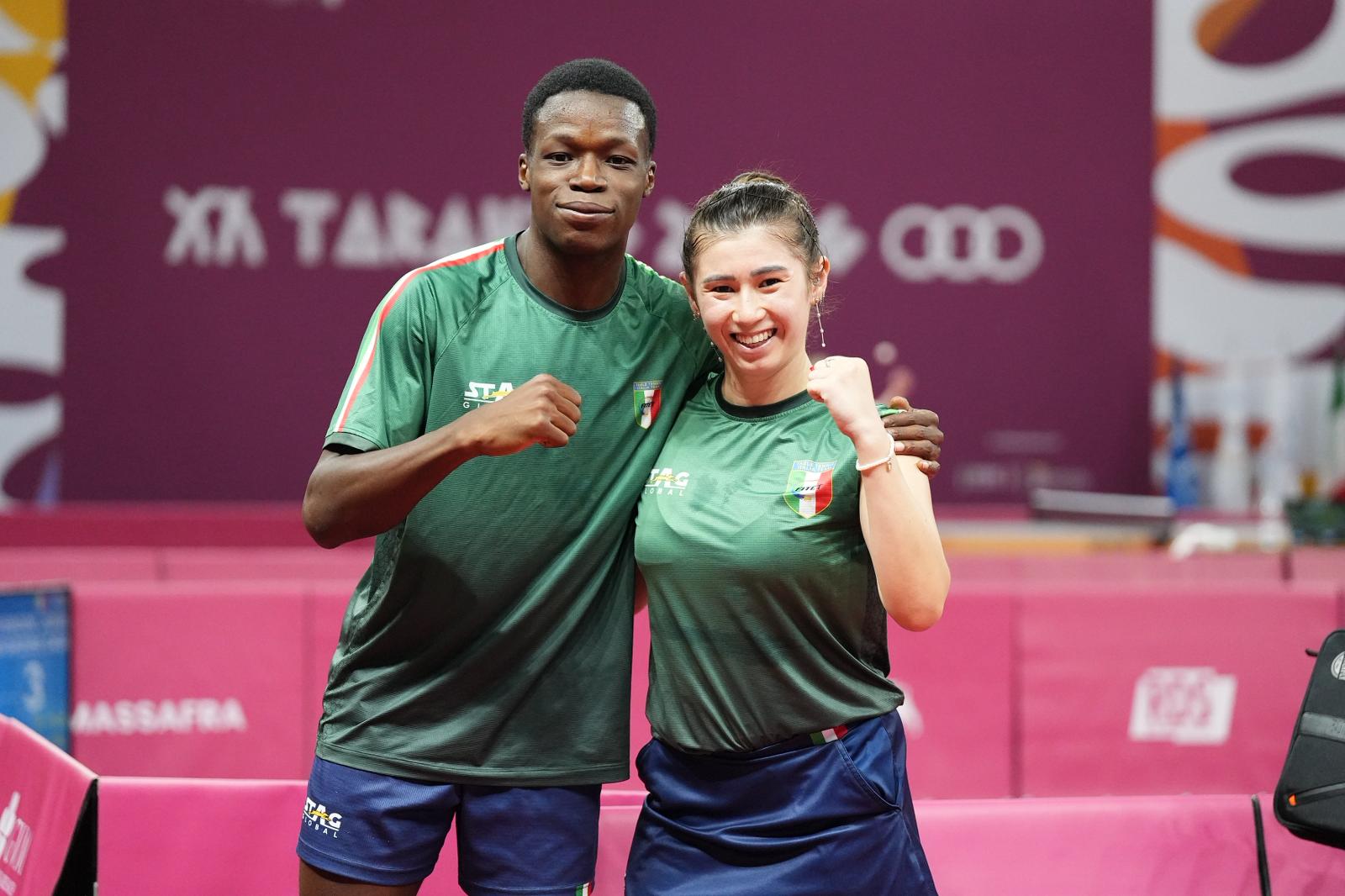 Giochi del Mediterraneo di Taranto 2026 John Oyebode e Gaia Monfardini in semifinale nel doppio misto