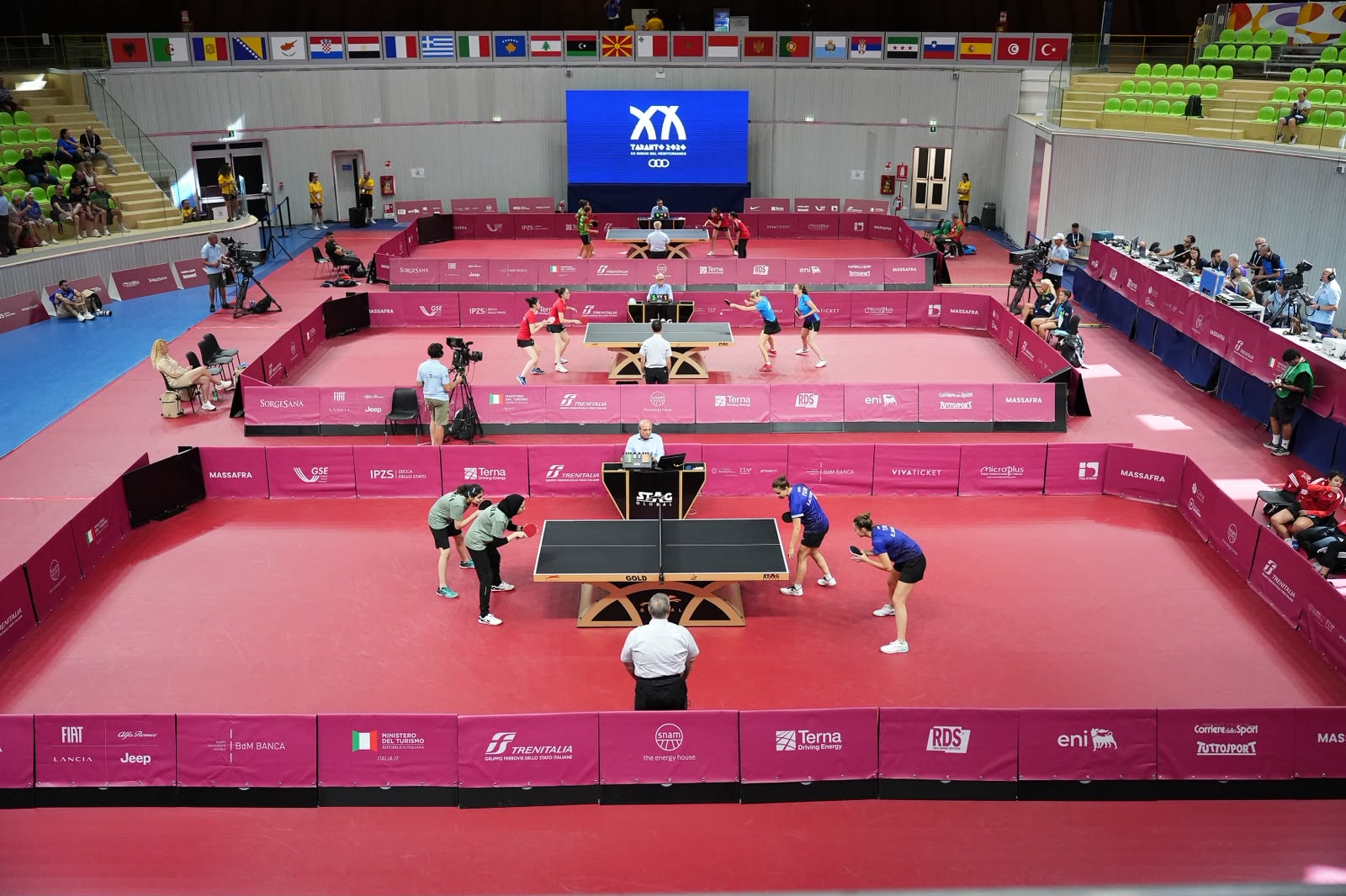 Giochi del Mediterraneo di Taranto 2026 panoramica ottavi di finale femminili