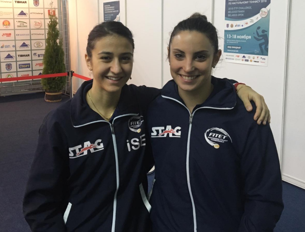 Giorgia Piccolin e Chiara Colantoni allOpen di Bielorussia 2018