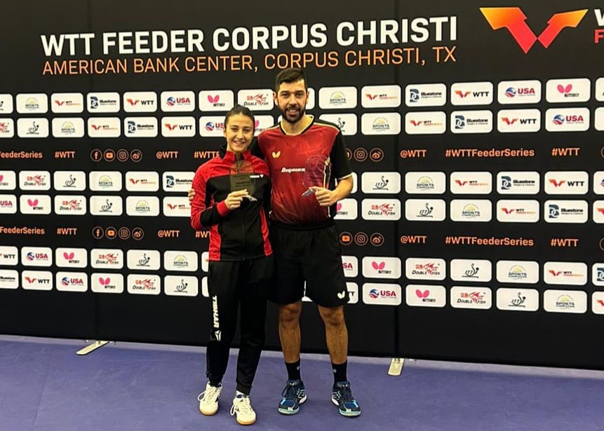 Giorgia Piccolin e Niagol Stoyanov vincitori del doppio misto al WTT Feeder Corpus Christi 2024