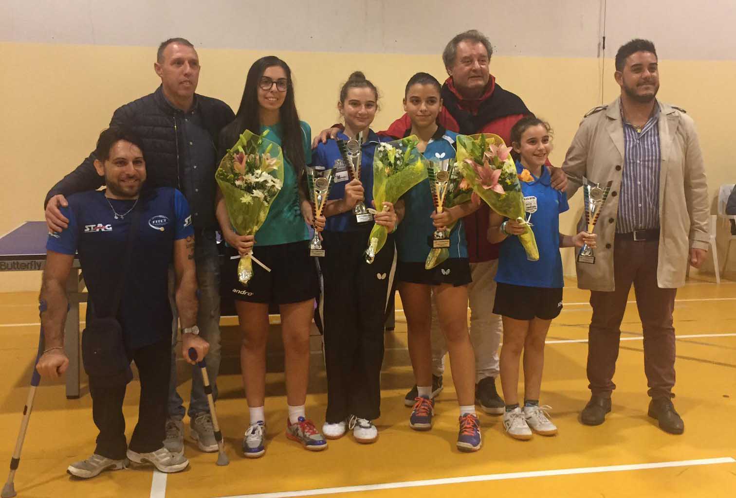 Giornata Rosa Sicilia 2019 podio quinta categoria