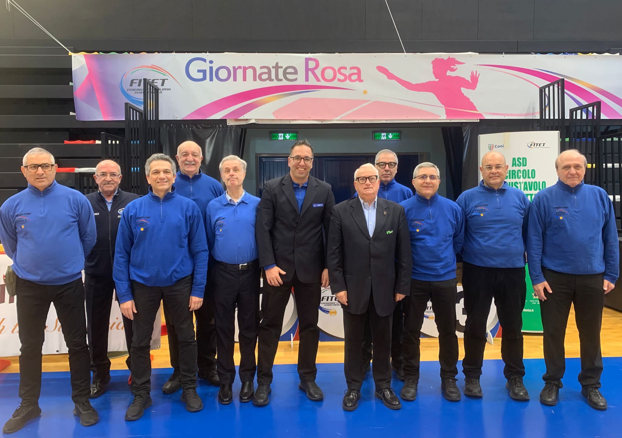 Giornate Rosa di Molfetta 4 5 gennaio 2025 gruppo arbitrale