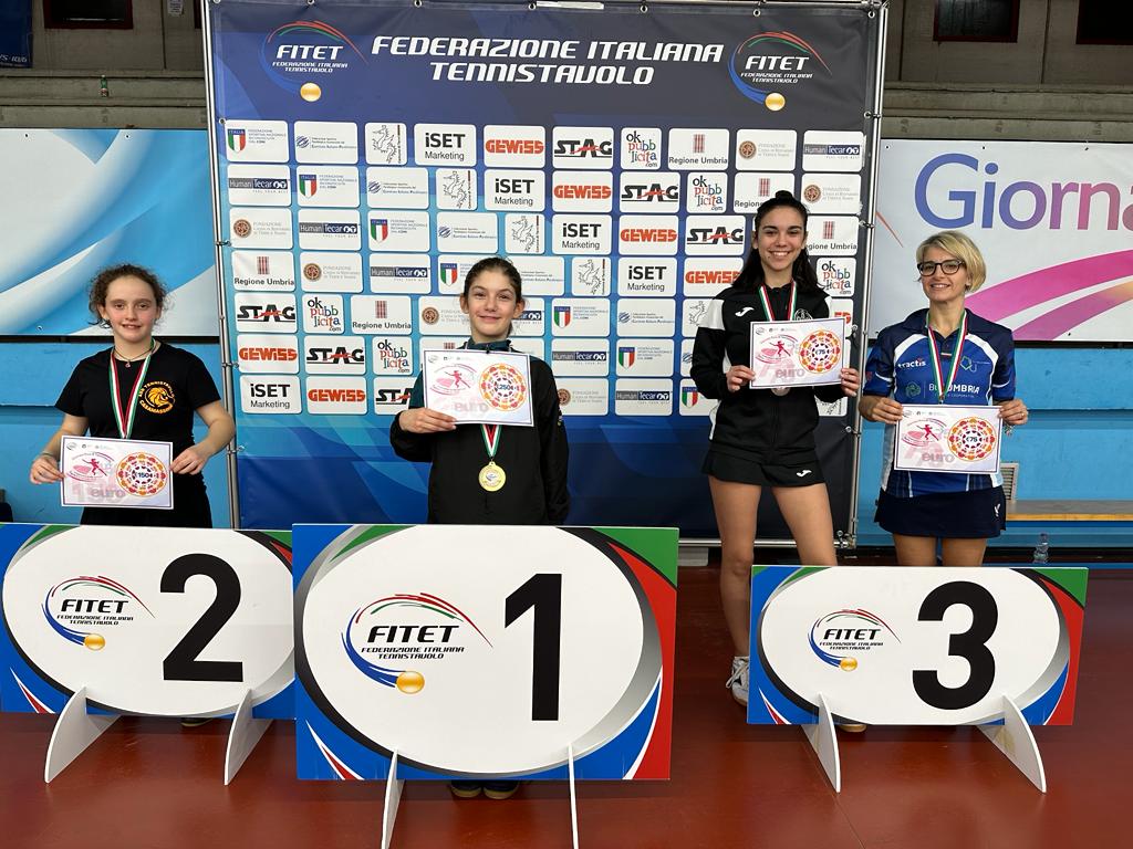Giornate Rosa e tornei nazionali maschili 4 5 febbraio 2023 podio singolare femminile di quarta categoria