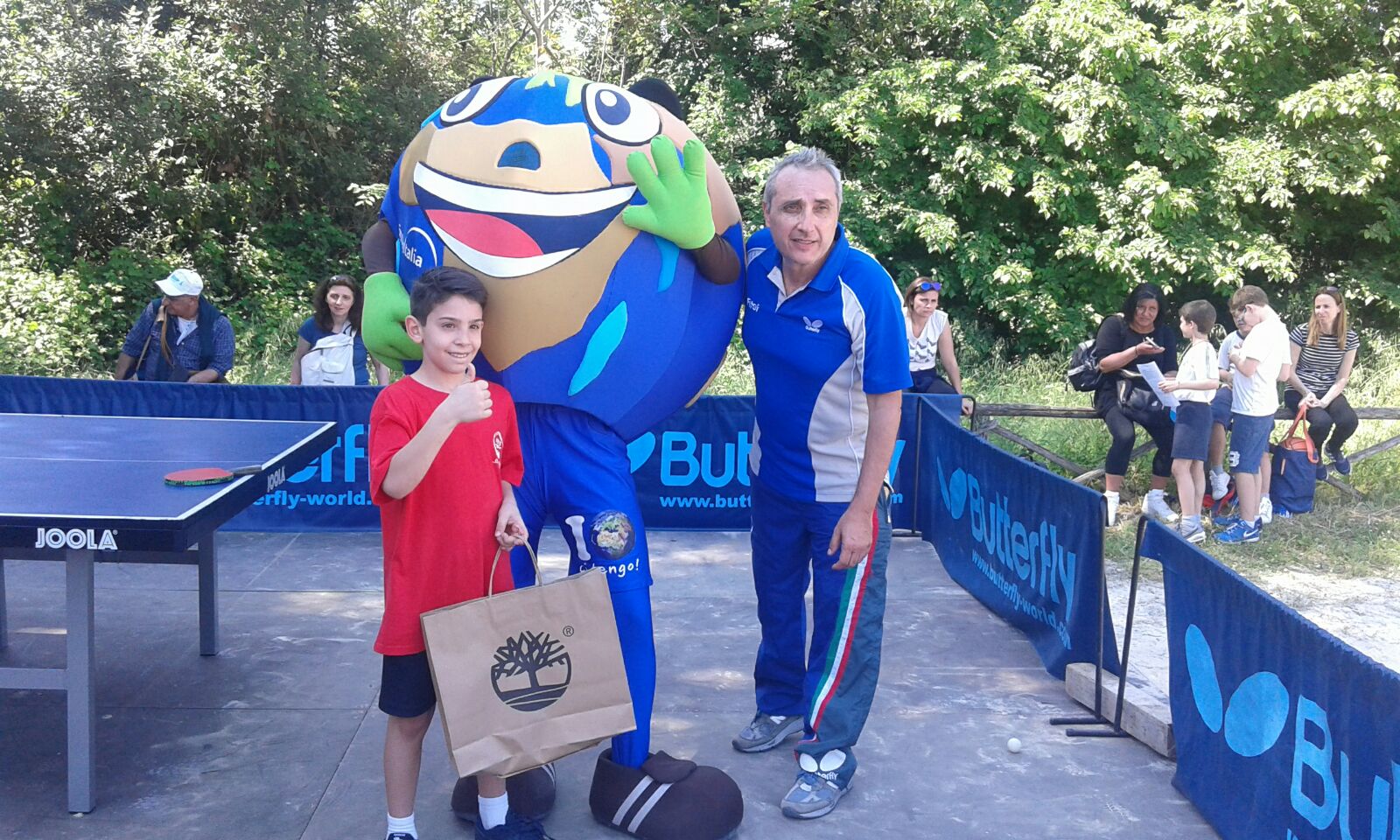 Giulio DArcangeli Bruno Esposito e la mascotte