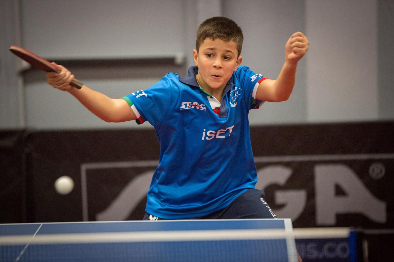 Giuseppe Calarco allo Stiga Masters Minimes 2