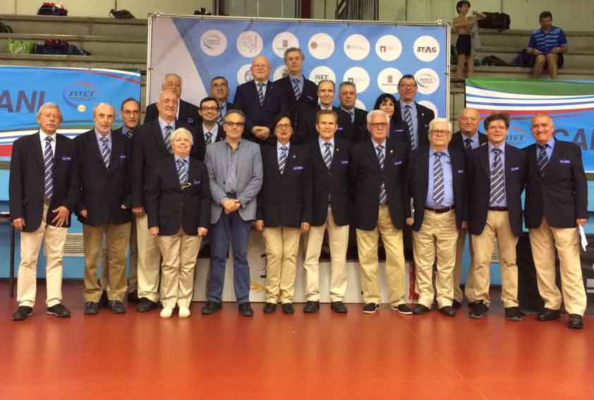 Gruppo arbitrale Campionati Italiani di categoria 2018