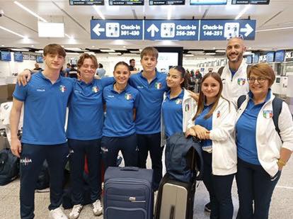Gymnasiadi in Bahrain 2024 il gruppo degli azzurri
