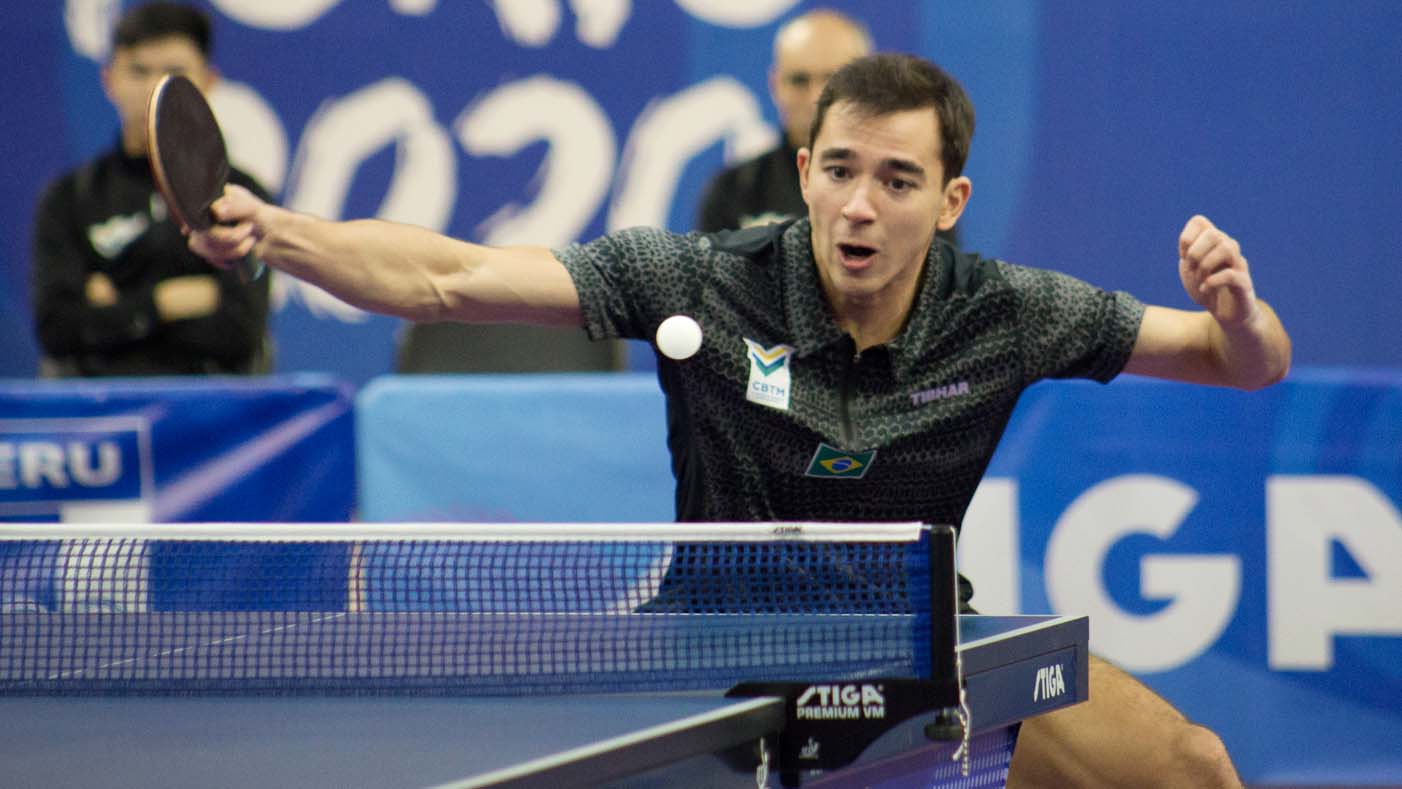 Hugo Calderano alle qualificazioni latinoamericane a squadre a Tokyo 2020