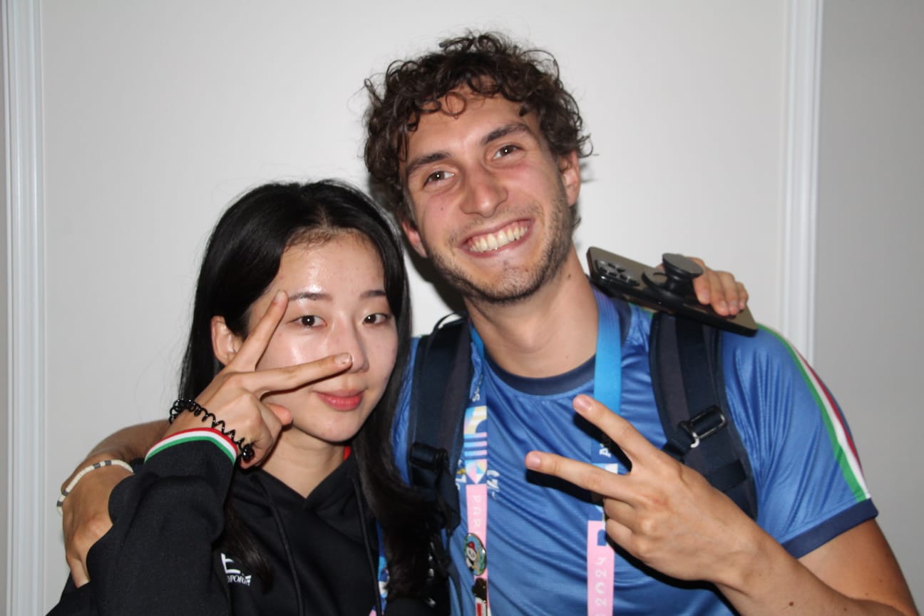Hwang Eunbit e Massimo Pischiutti