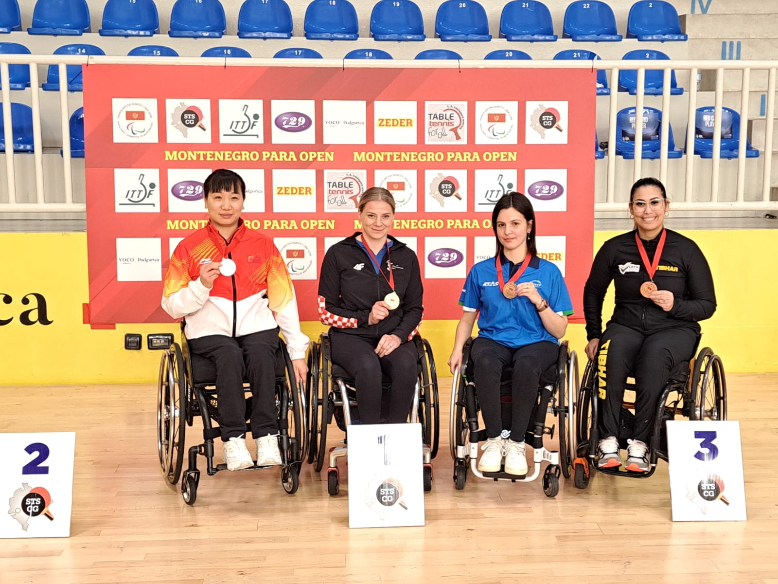 ITTF Montenegro Para Championships 2023 Carlotta Ragazzini medaglia di bronzo nel singolare di classe 3