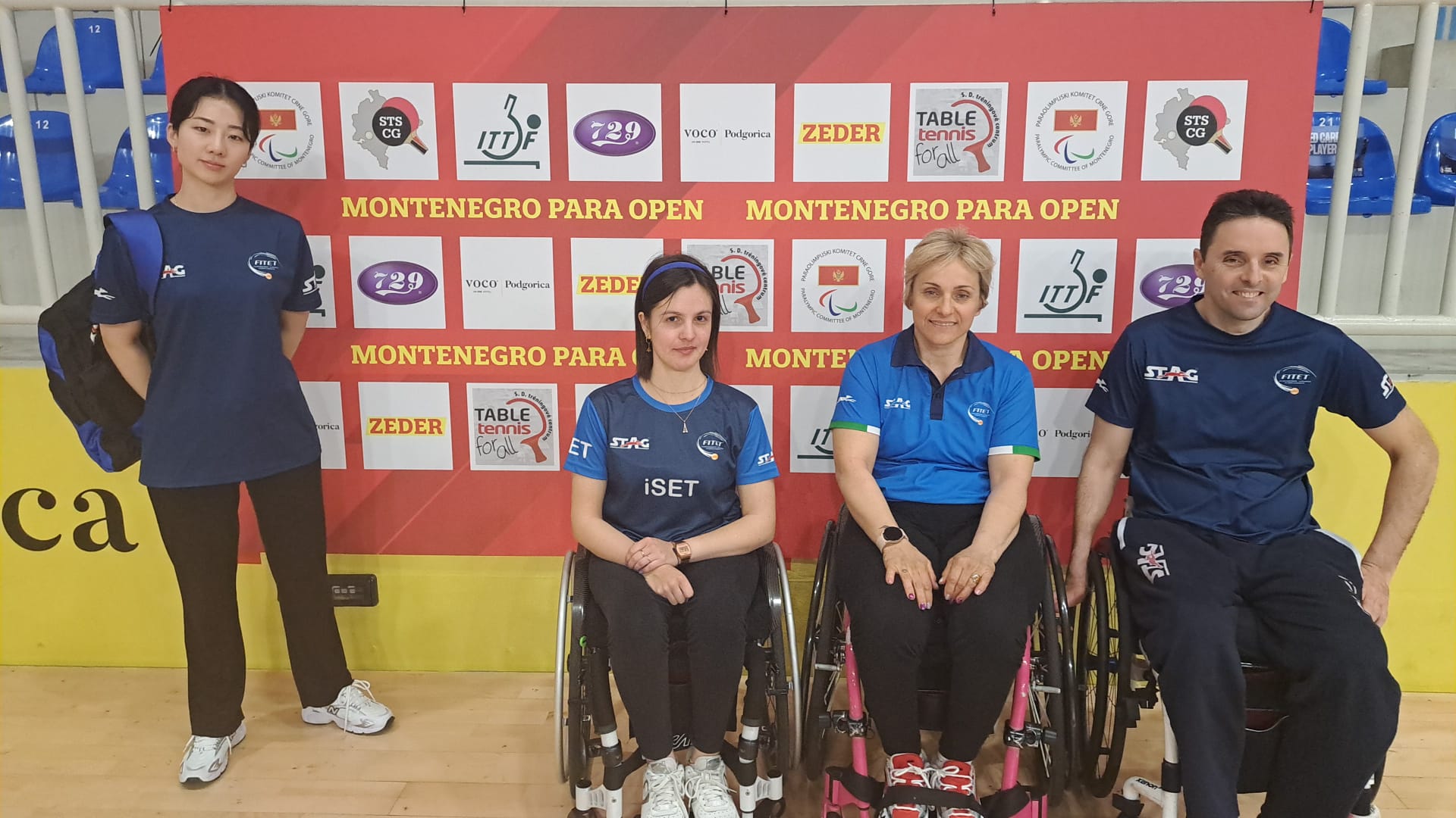 ITTF Montenegro Para Championships 2023 Hwang Eunbit Carlotta Ragazzini Michela Brunelli e Federico Crosara