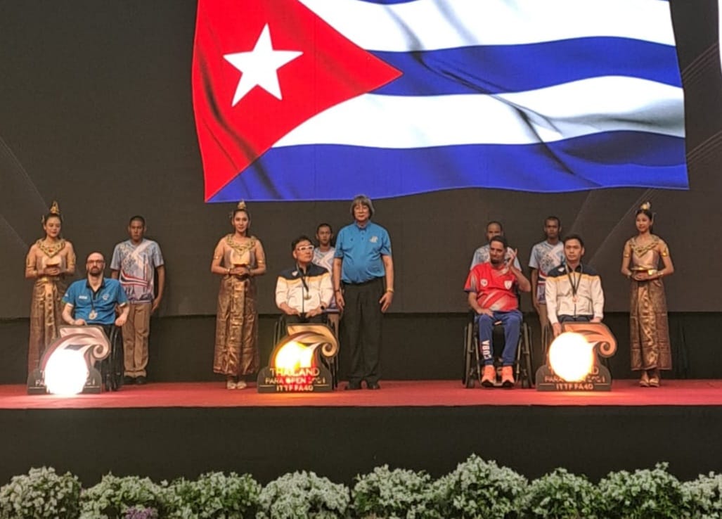 ITTF Thailand Para Open 2024 podio del singolare maschile di classe 1