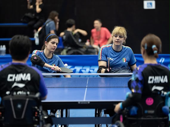 ITTF Wold Para Elite Nakhon Ratchasima 2026 Carlotta Ragazzini e Giada Rossi