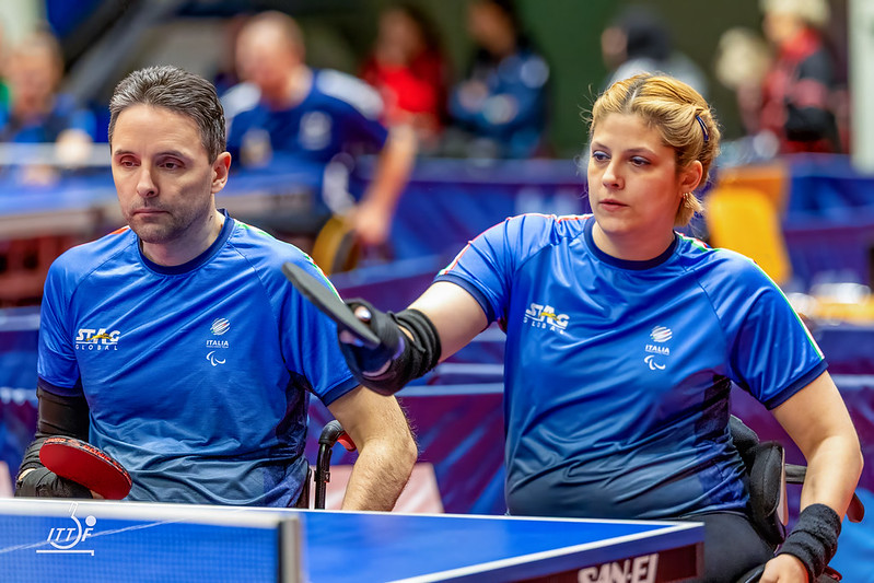 ITTF World Para Elite Lasko 2025 Federico Crosara e Giada Rossi
