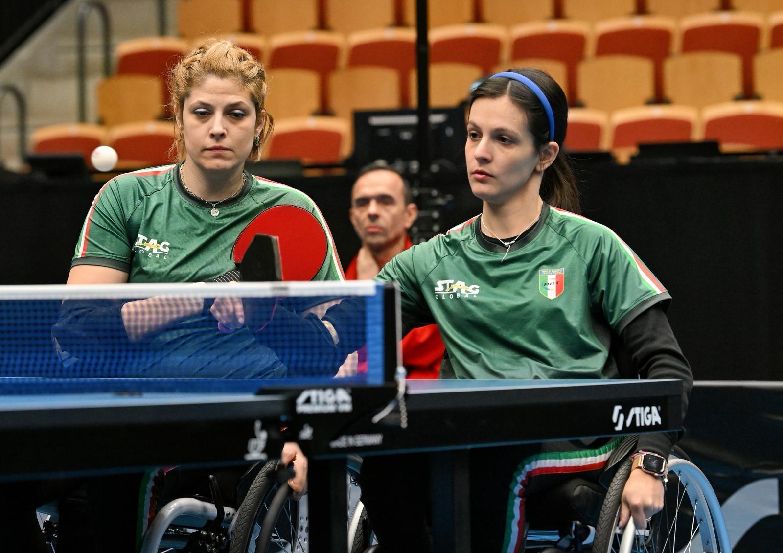 ITTF World Para Elite Lasko 2026 Giada Rossi e Carlotta Ragazzini