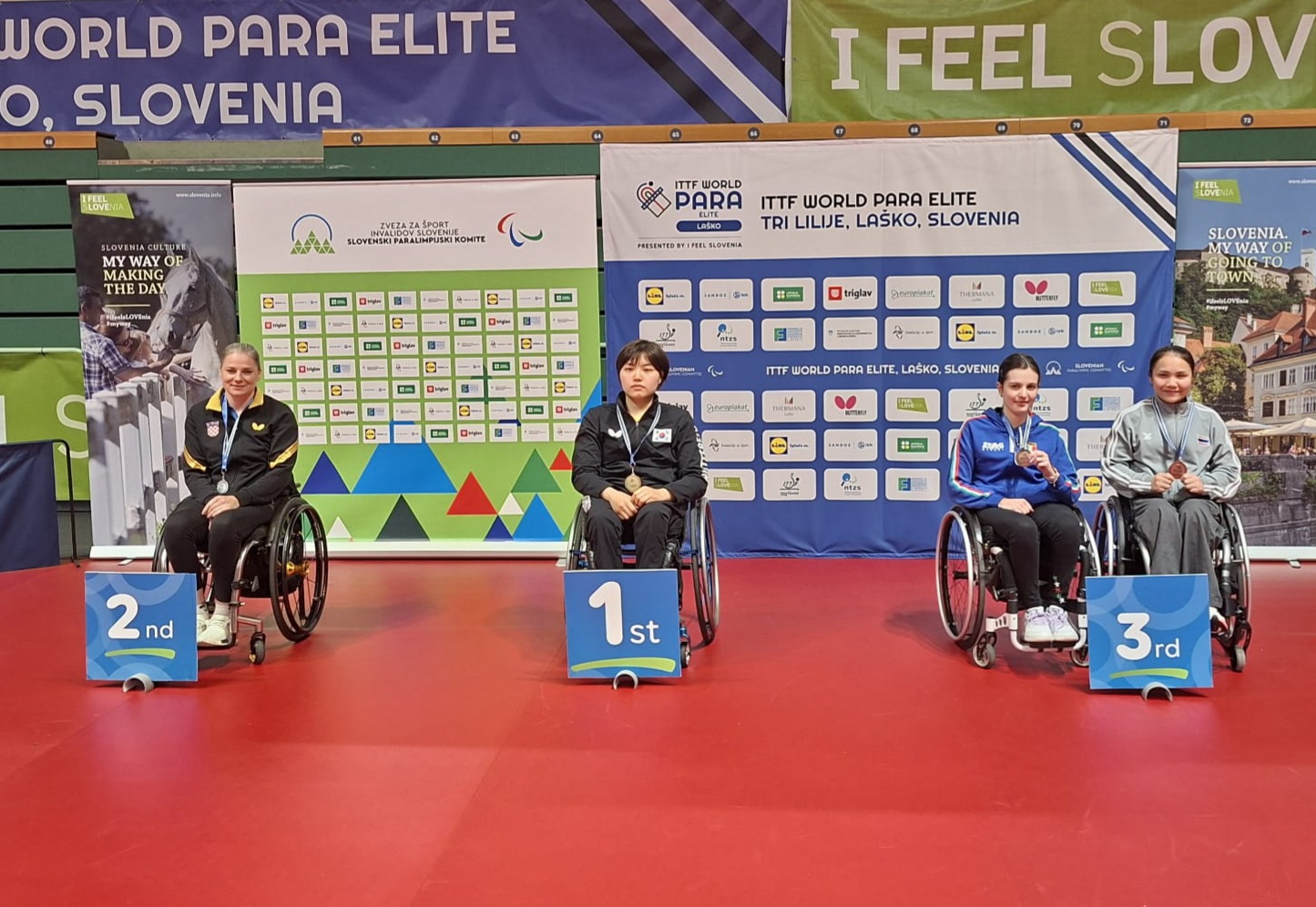 ITTF World Para Elite Lasko 2026 podio del singolare di classe 3 con Carlotta Ragazzini bronzo