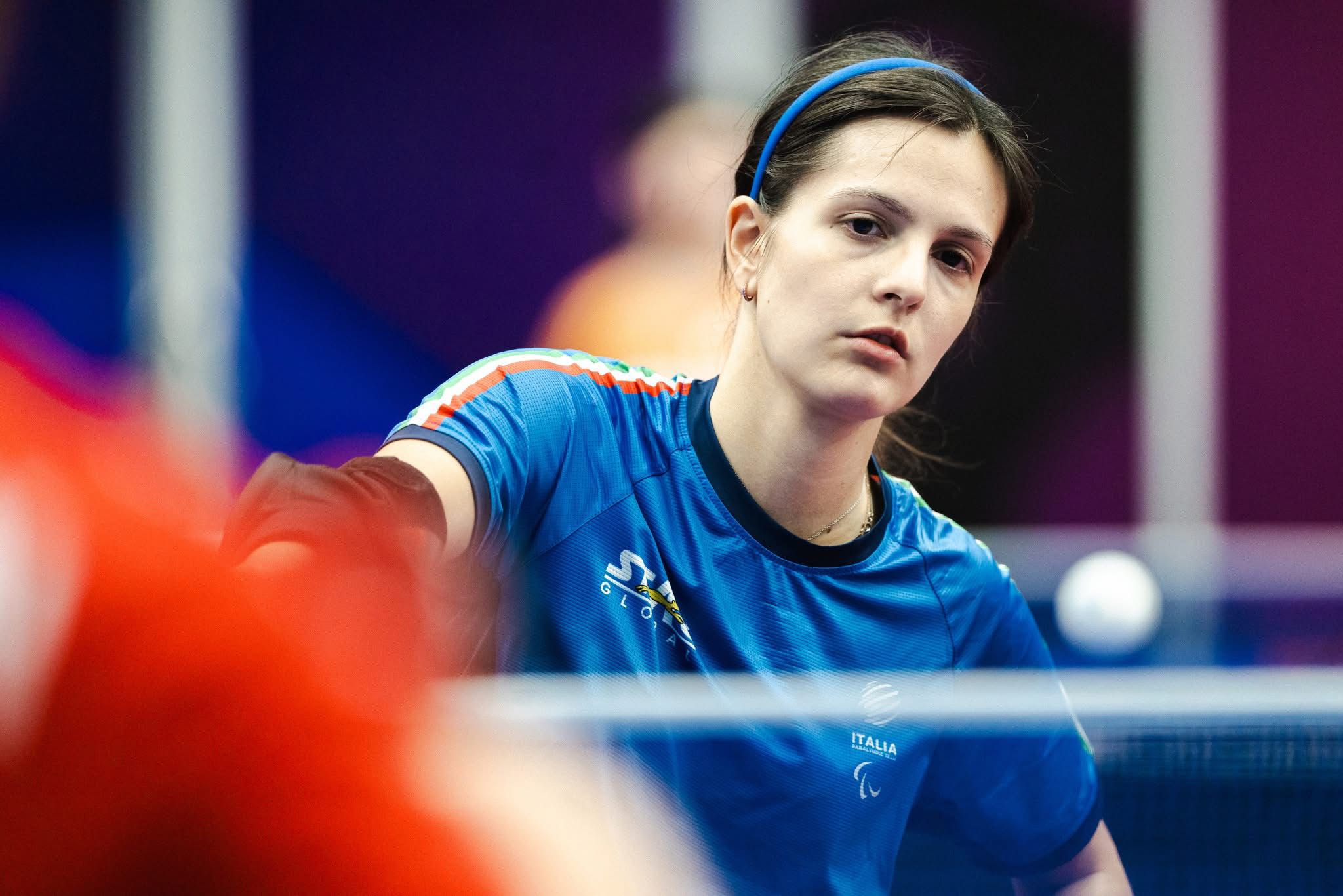 ITTF World Para Elite Nakhon Ratchasima 2025 Carlotta Ragazzini in azione