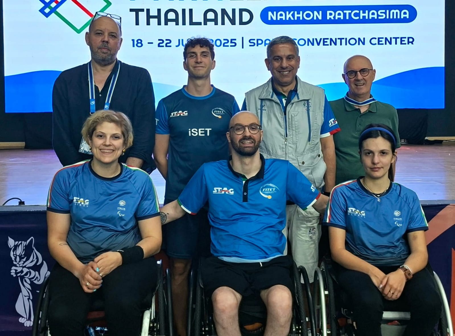 ITTF World Para Elite Nakhon Ratchasima 2025 la squadra azzurra
