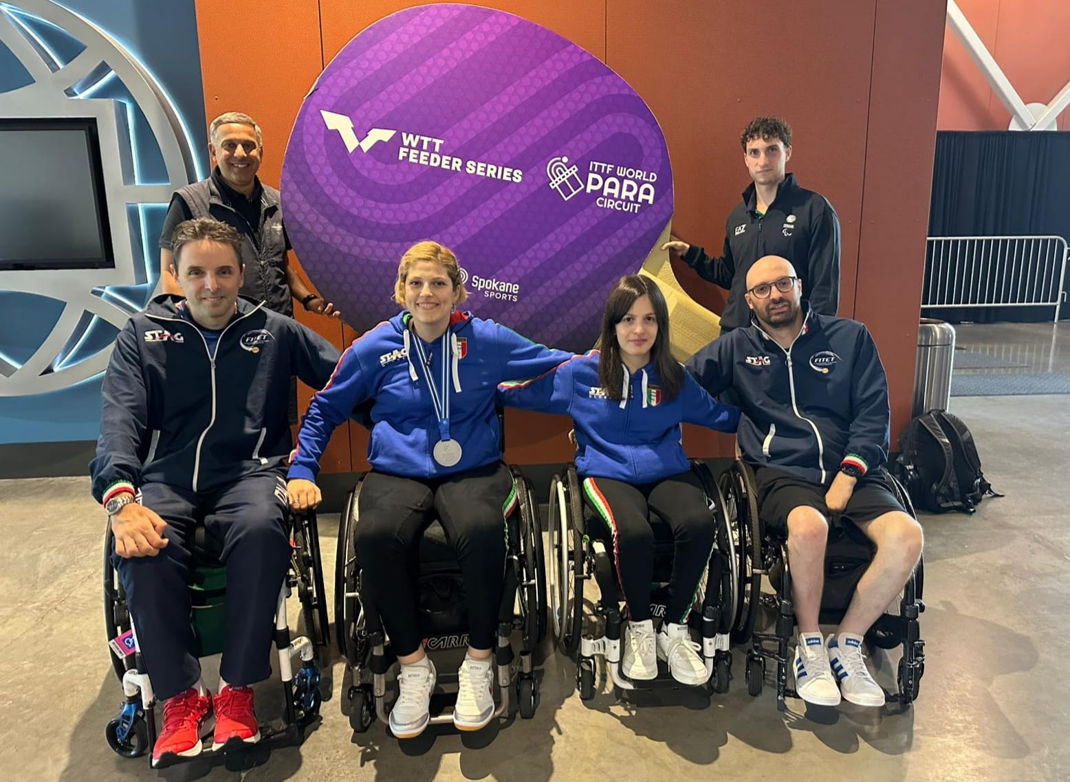 ITTF_World_Para_Elite_Spokane_2025_la_squadra_azzurra