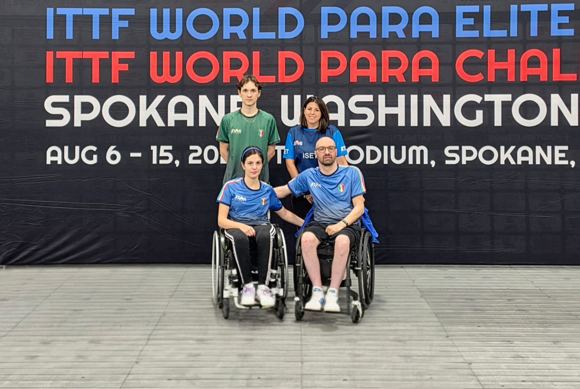 ITTF World Para Elite Spokane 2026 la squadra azzurra
