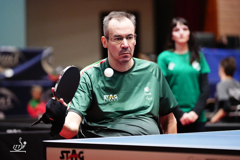 ITTF World Para Future Lignano 2025 Andrea Borgato in azione