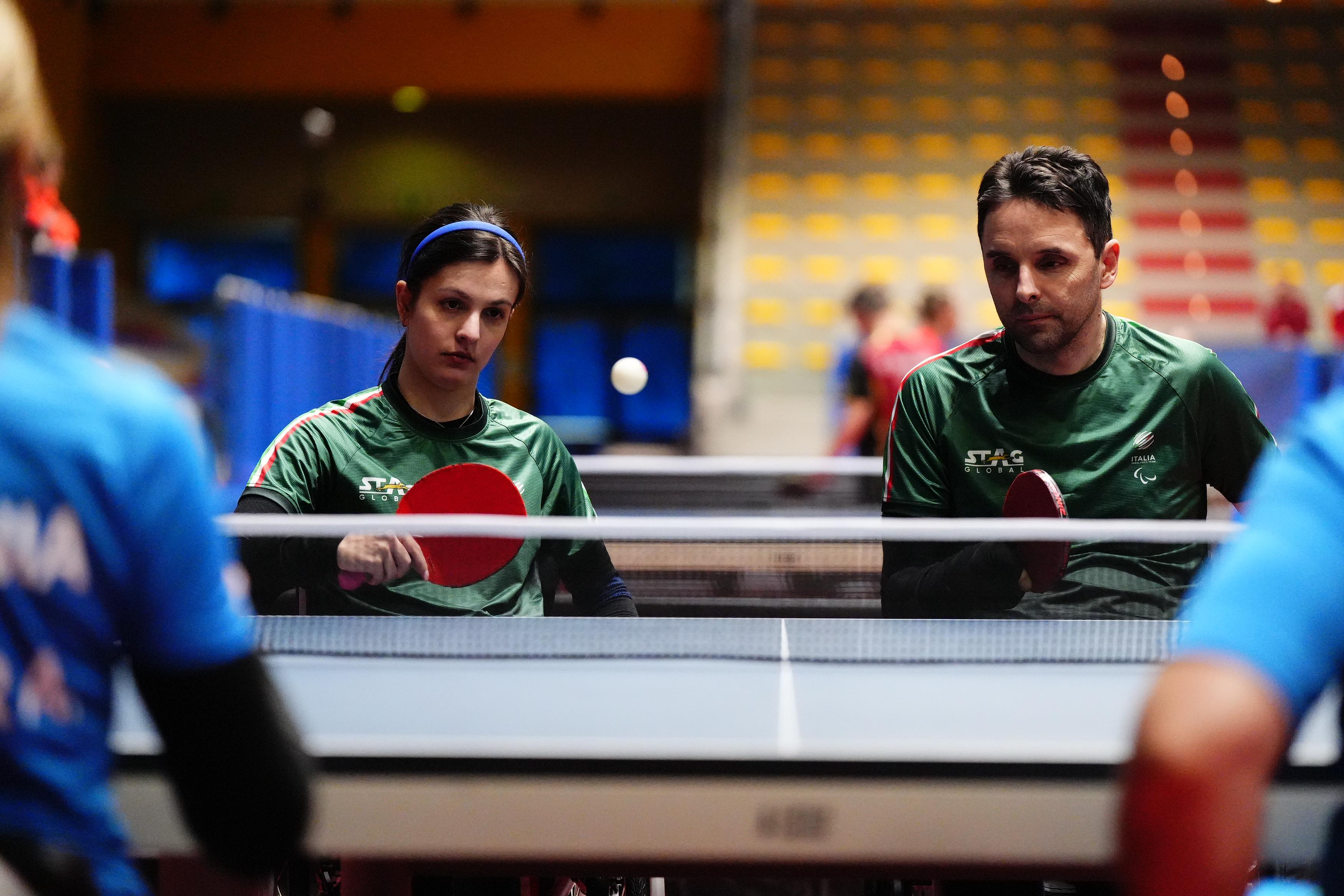 ITTF World Para Future Lignano 2025 Carlotta Ragazzini e Federico Crosara