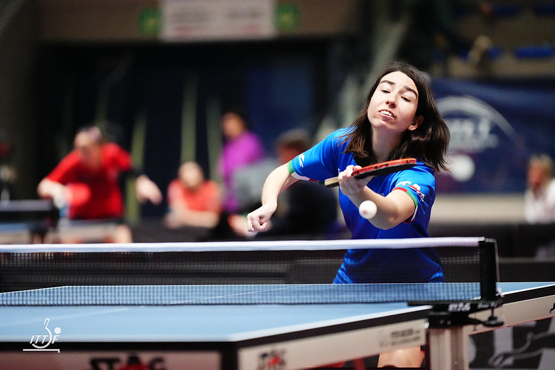 ITTF World Para Future Lignano 2025 Elena Elli in azione