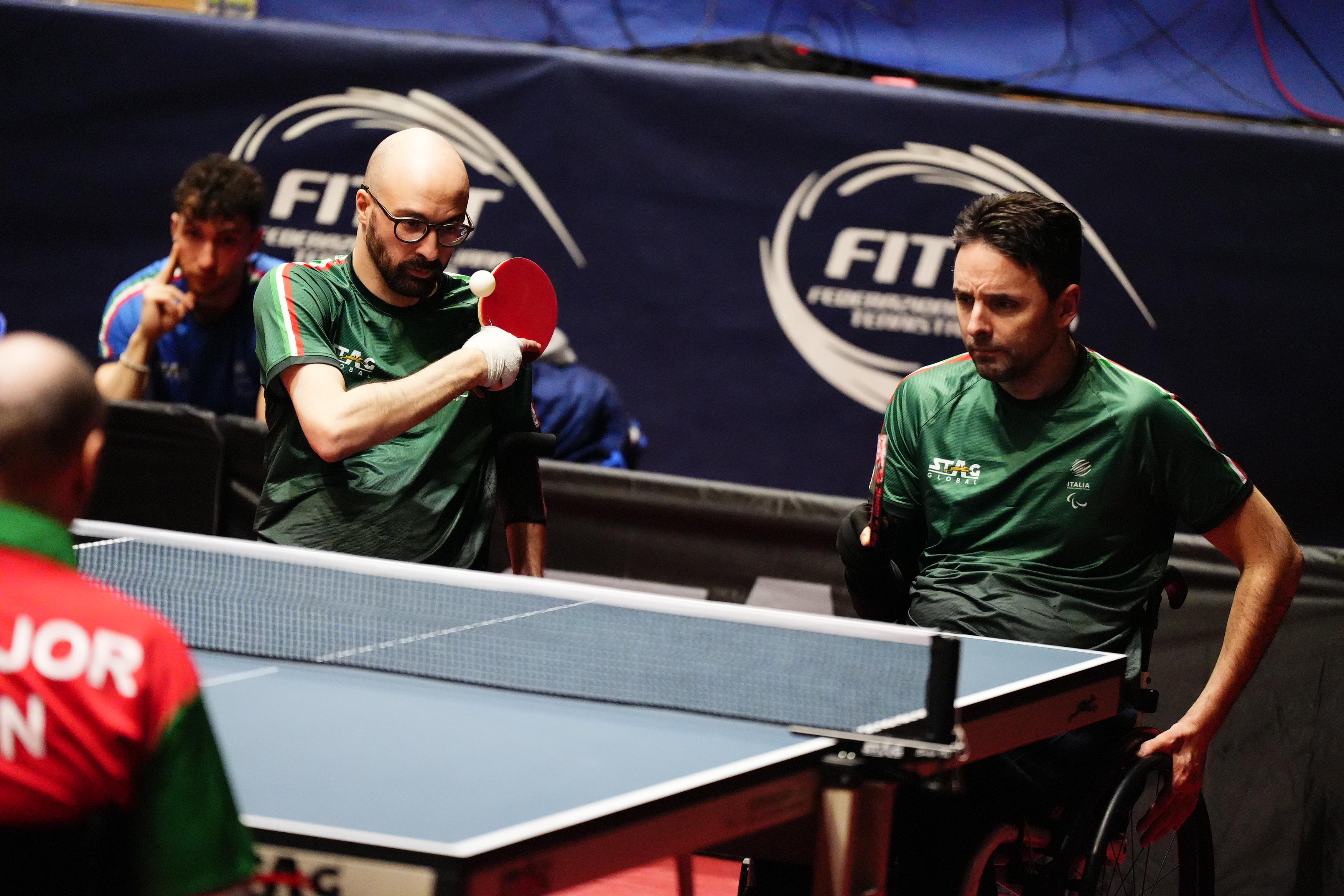 ITTF World Para Future Lignano 2025 Federico Falco e Federico Crosara