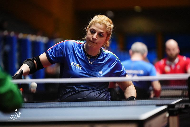 ITTF World Para Future Lignano 2025 Giada Rossi in azione 2