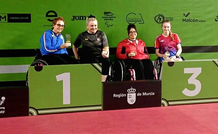 ITTF World Para Future Region de Murcia podio del singolare di classe 2 3 con Michela Brunelli argento