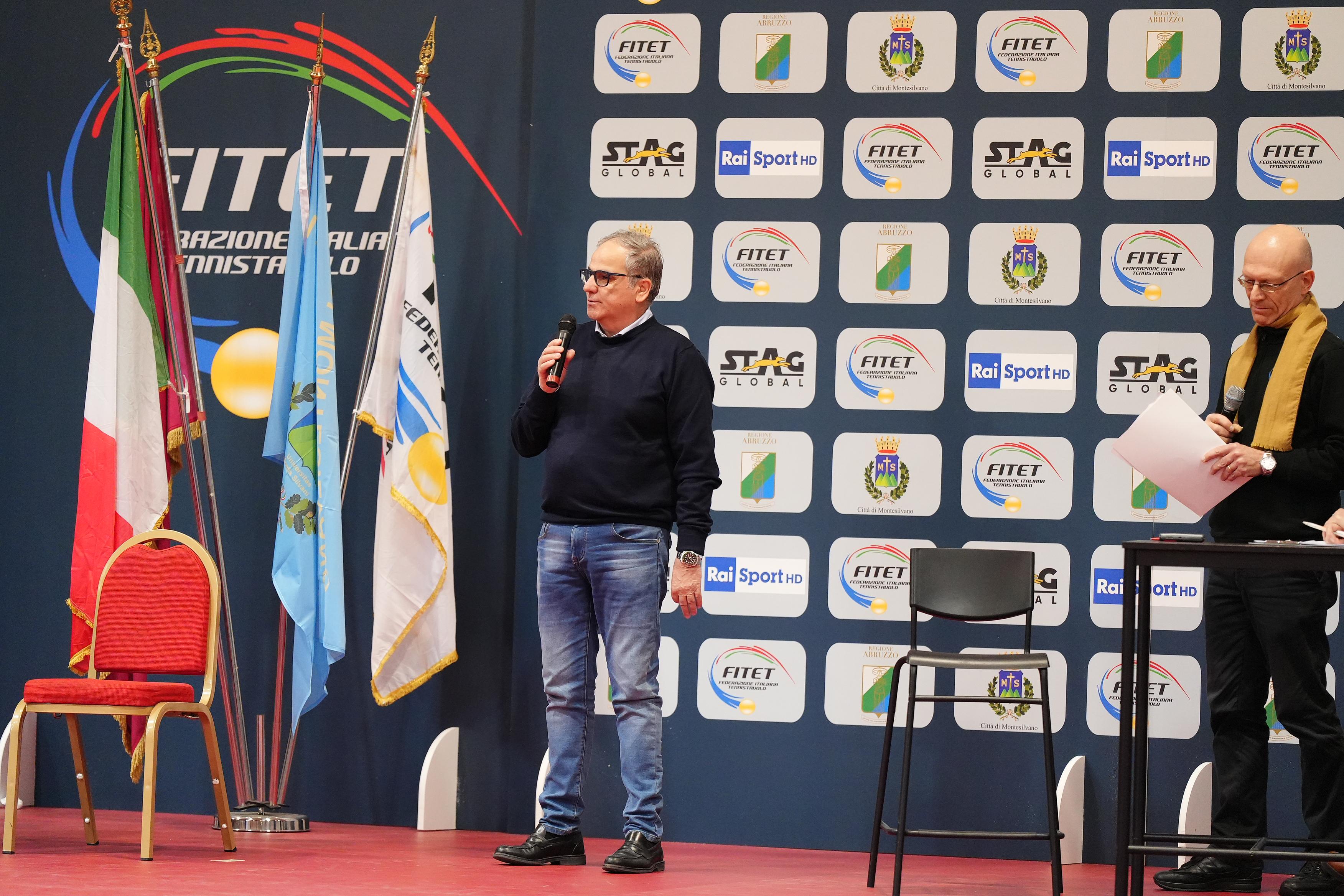 Il saluto del presidente della FITeT Renato Di Napoli