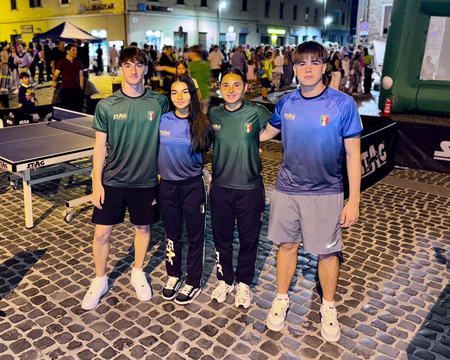 Jacopo Cipriano Francesca Seu Sofia Minurri e Davide Simon alla Notte Bianca dello Sport di Terni 2025
