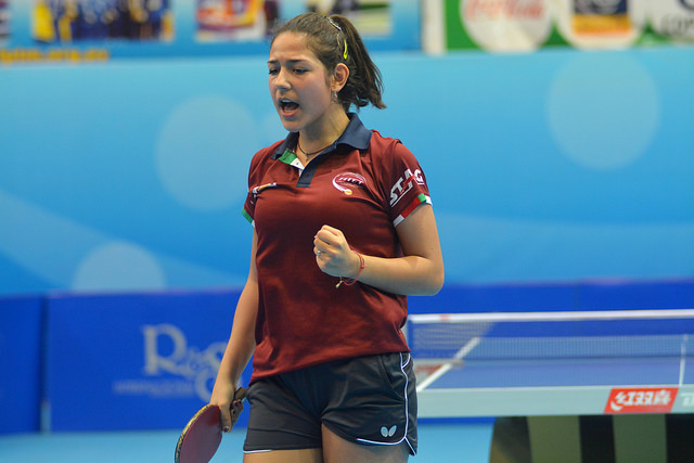 Jamila Laurenti esulta Paraguay