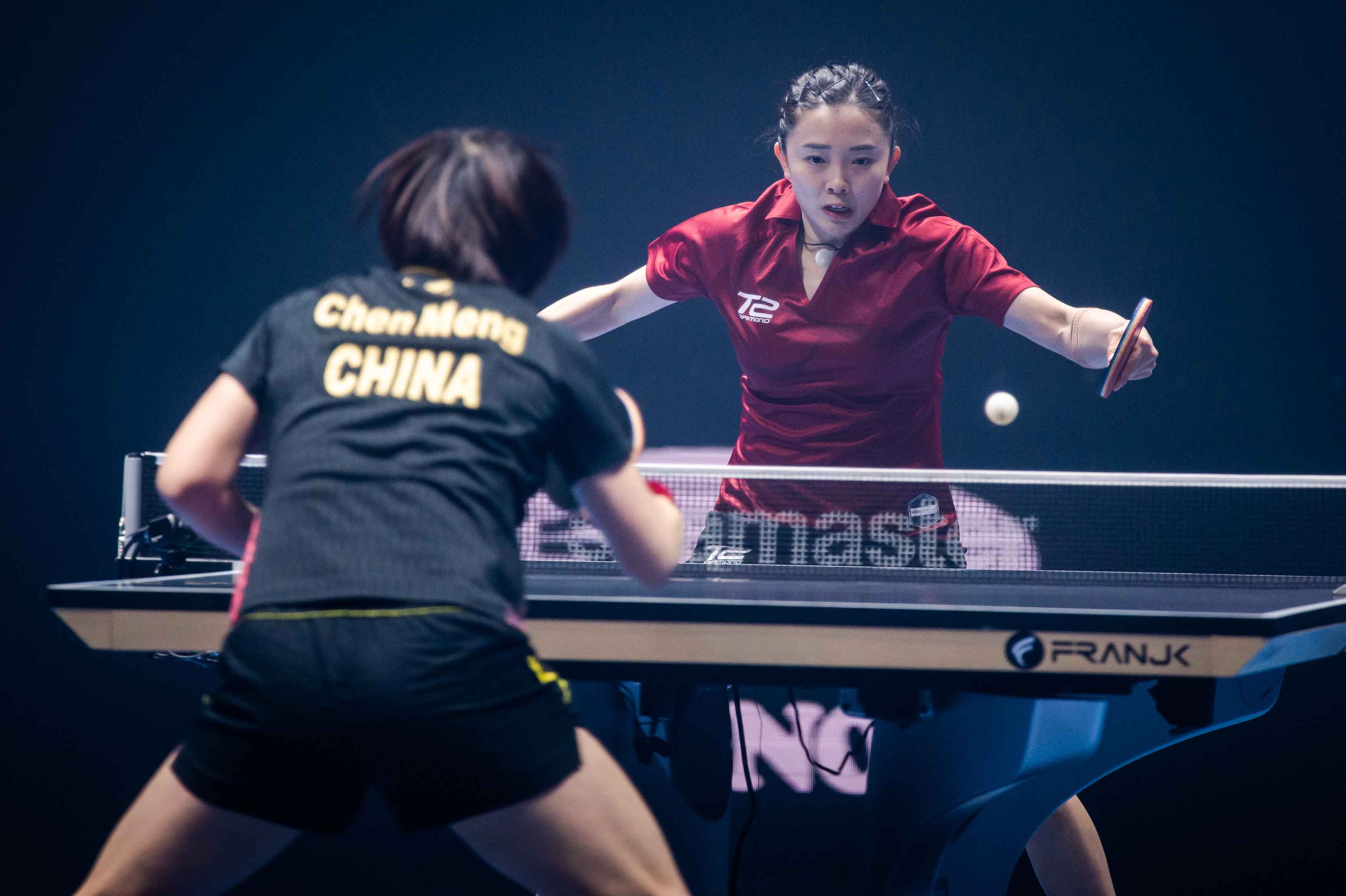 Jeon Jihee batte Chen Meng al T2 Diamond di Singapore 2019