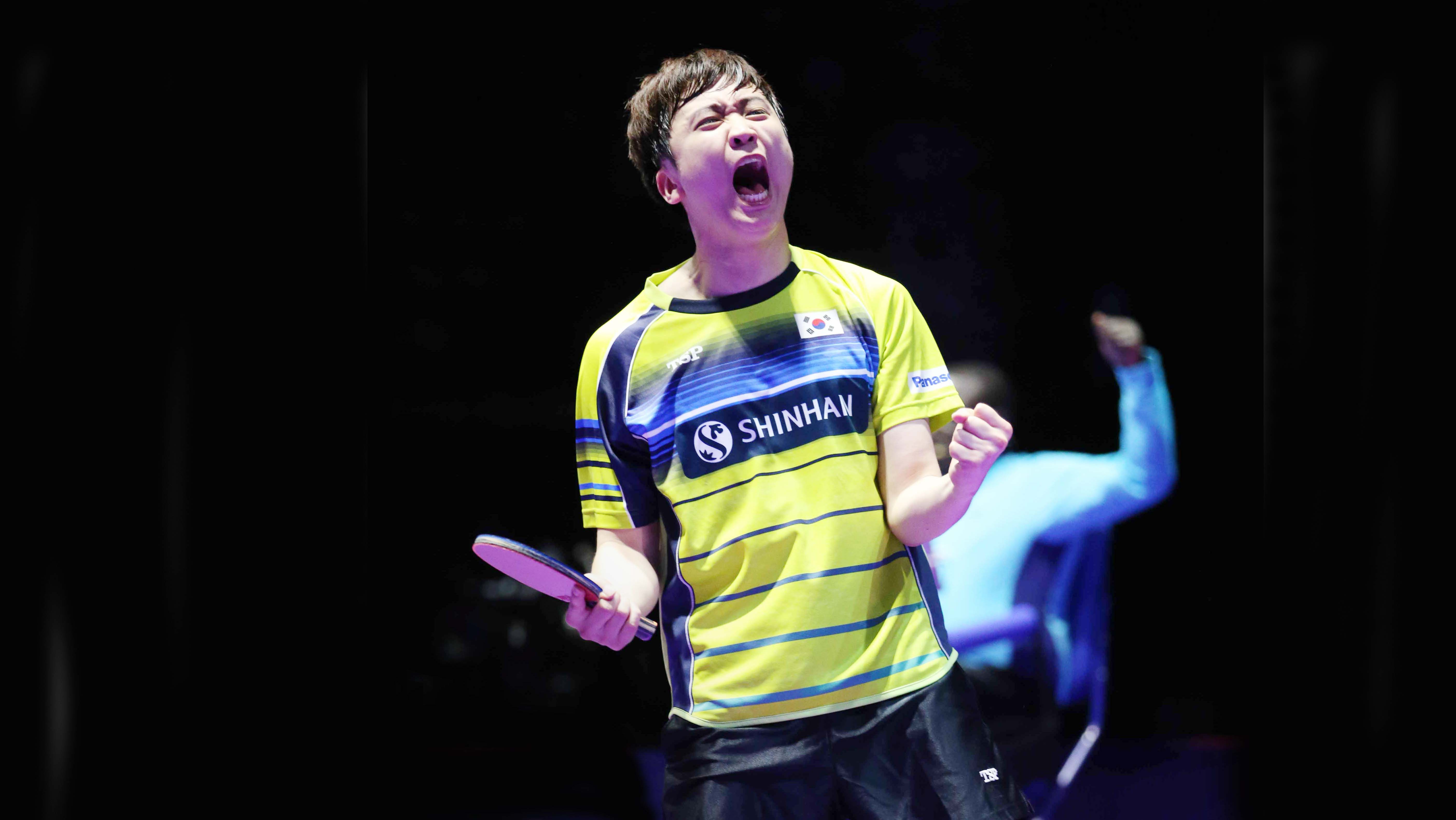 Jeoung Youngsik batte Fan Zhendong al Korea Open 2019