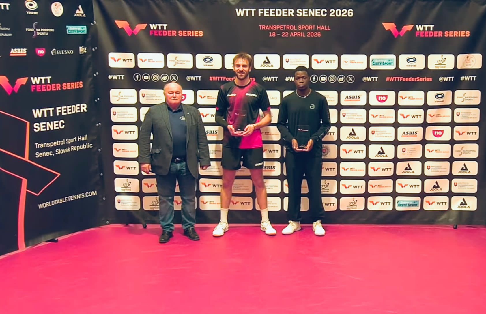 John Oyebode secondo classificato al WTT Feeder Senec 2026