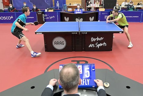 Jonathan Groth contro Diogo Carvalho alla Champions League 2020