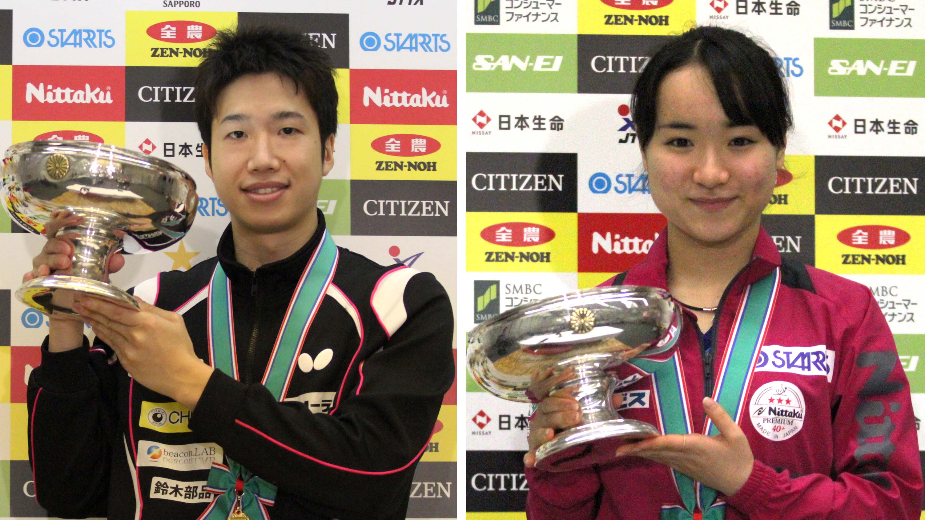 Jun Mizutani e Mima Ito vincitori campionati giapponesi 2019