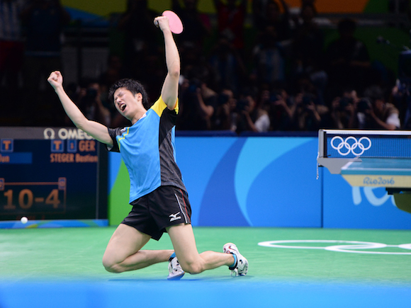 Jun Mizutani esulta a Rio