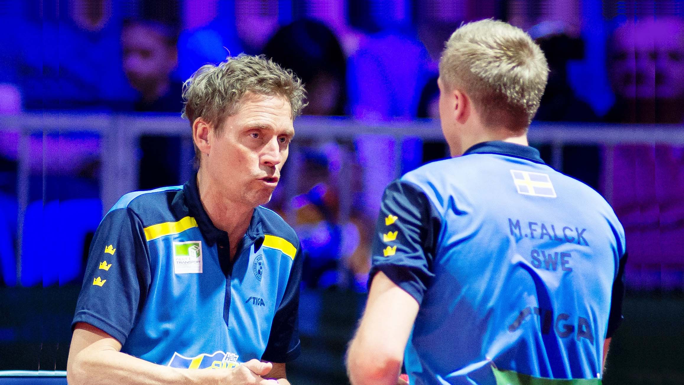 Jörgen Persson con Mattias Falck ai Mondiali del 2019 a Budapest