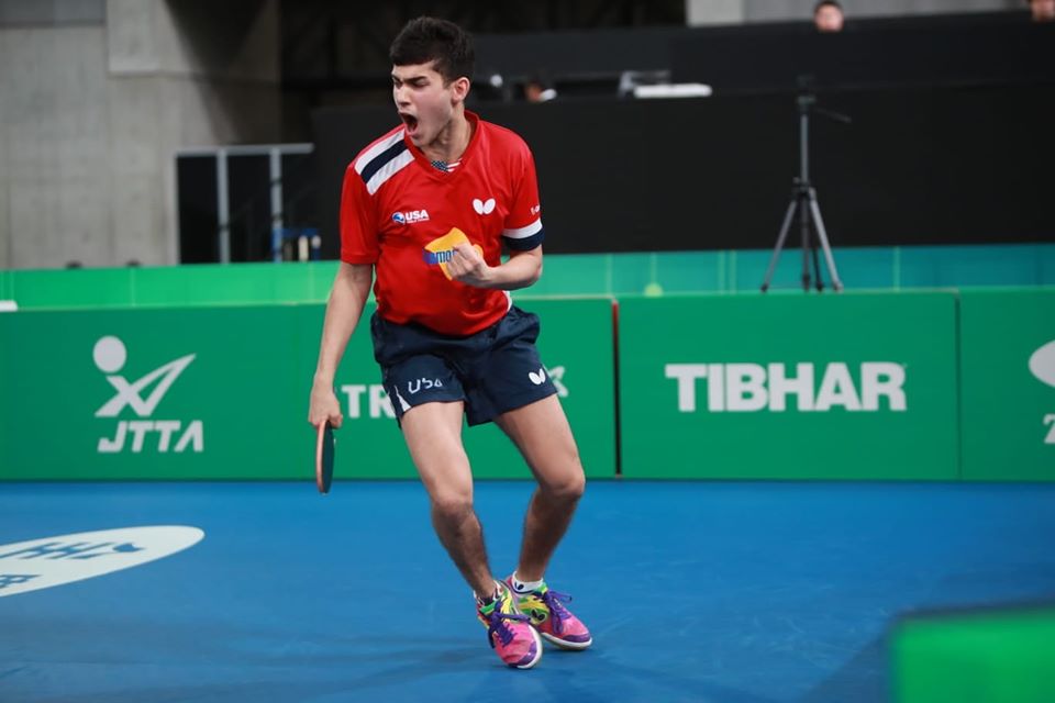 Kanak Jha esulta contro la Svezia alla Team World Cup 2019