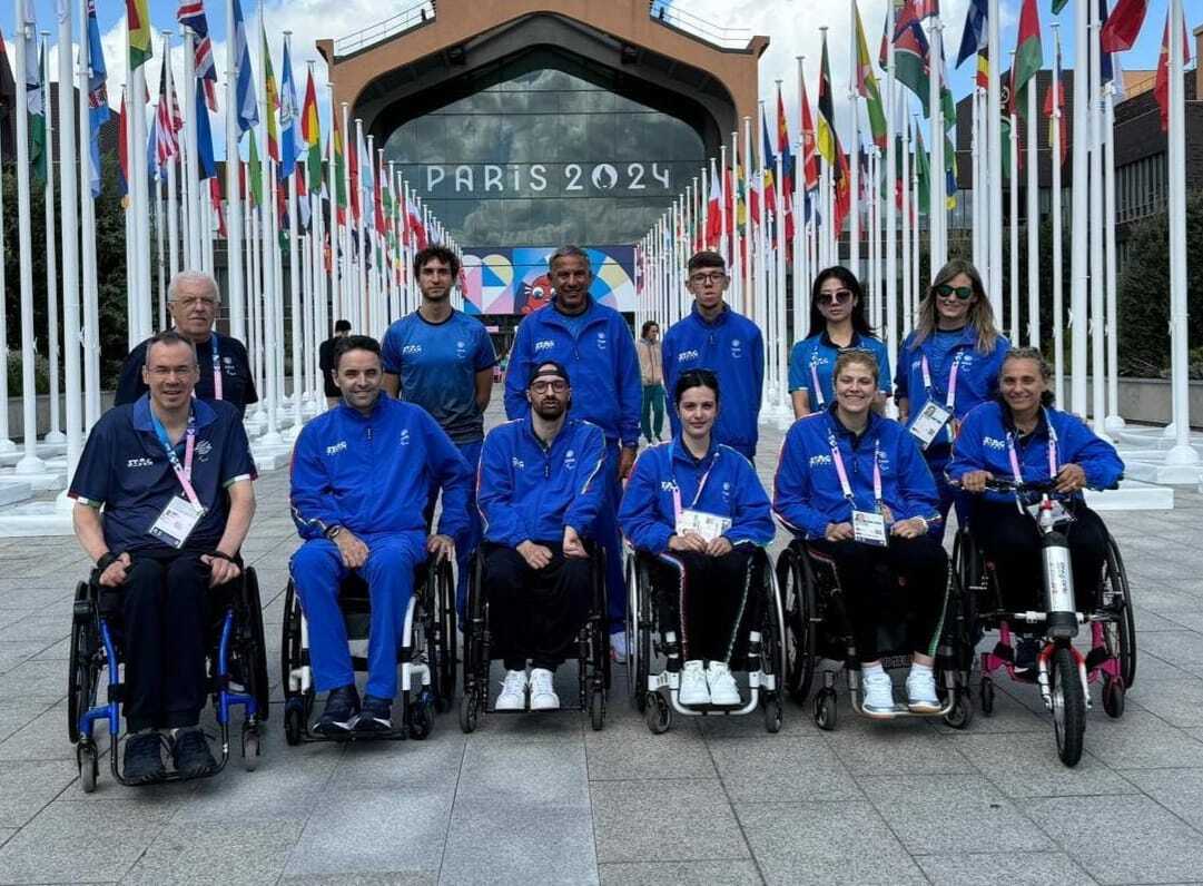 La Nazionale azzurra al Villaggio Paralimpico