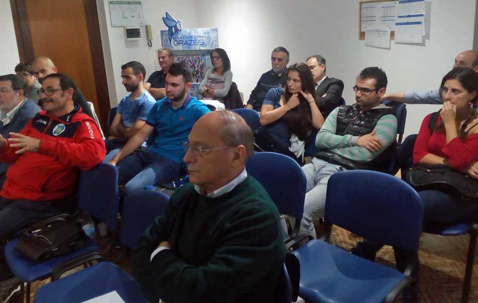 La platea di via Grosseto