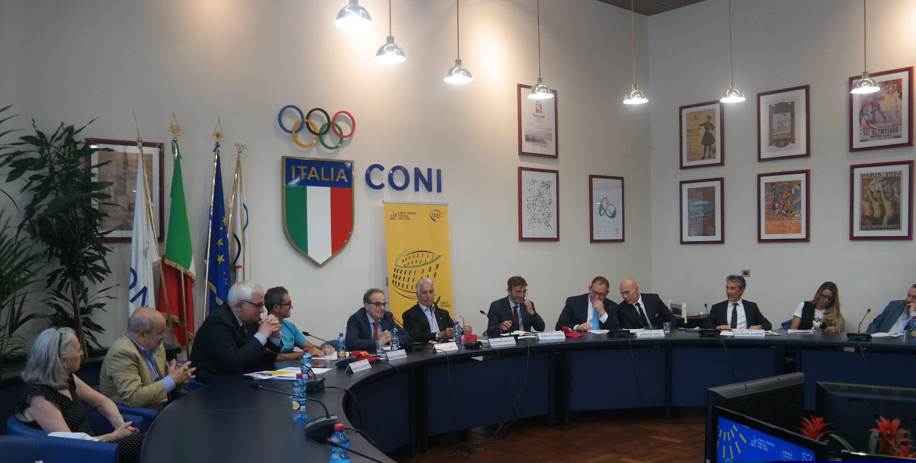 Lancio al CONI di Roma Ping Pong Fest A TTX Experience