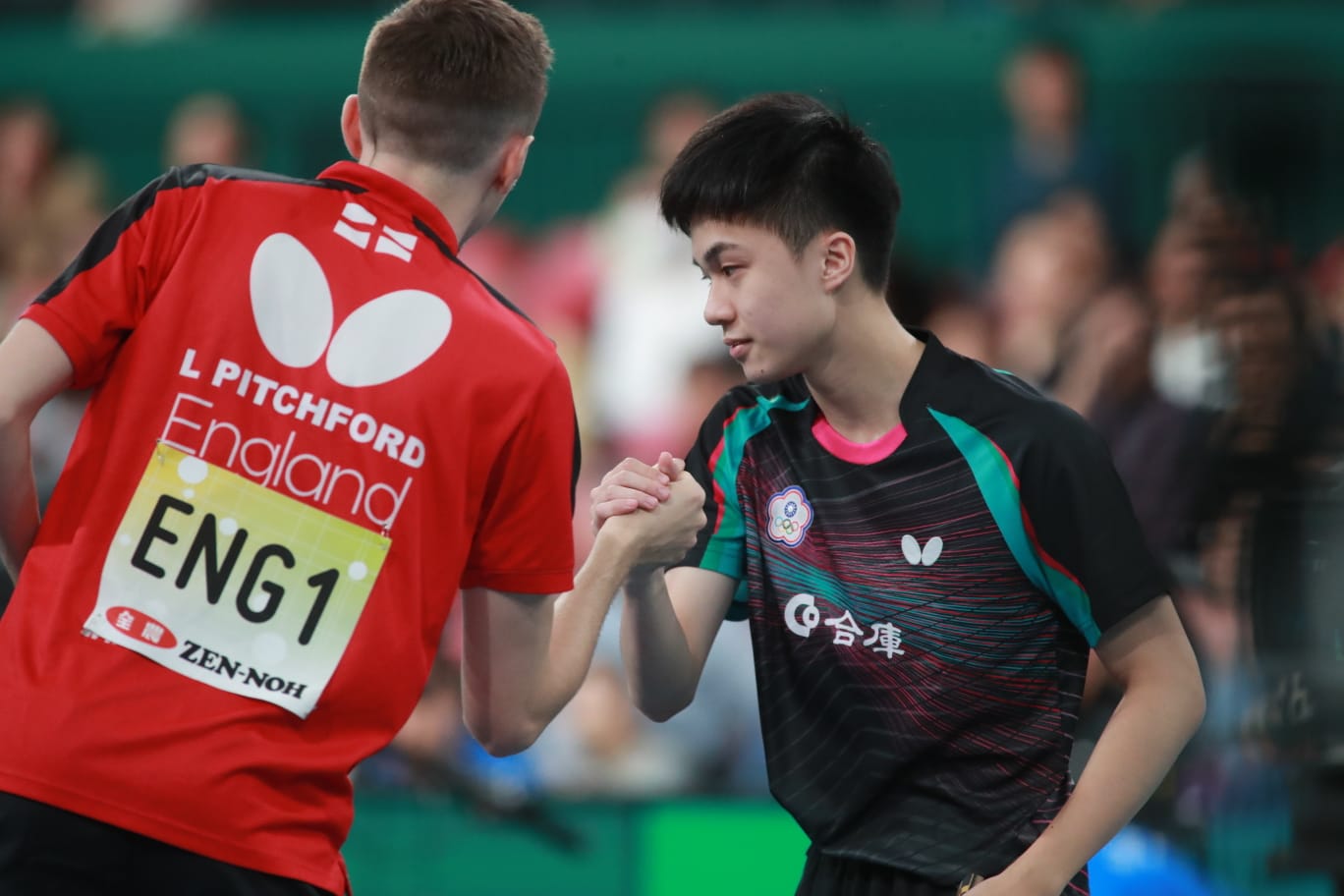 Lin Yun Ju batte Liam Pitchford alla Team World Cup 2019